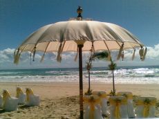 Balinese umbrellas