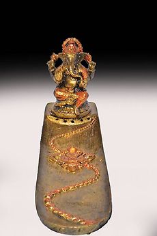 Ganesha resina incensario